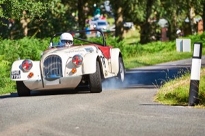 108 - Rob Toon driving a Morgan 8