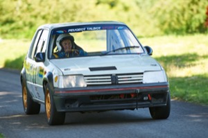 53 - Lucy McFarlane driving a Peugeot 205 Gti