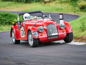 124 - Clive Hall driving a Morgan 4 4