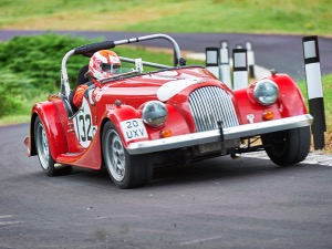 132 - Clive Glass driving a Morgan Plus 8