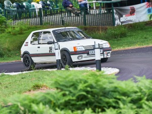 38 - Deryck Jones driving a Peugeot 205GTI