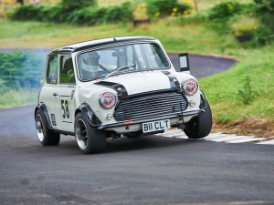 58 - Barry Holt driving a Rover Mini