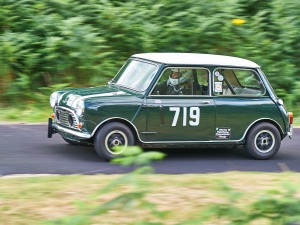 719 - Sally Keen driving a Austin Mini Cooper S