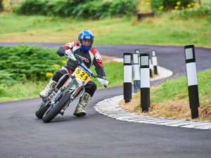 M521 - Terry Hall driving a KTM