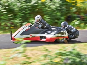 M966 - Terry Truman Rachael Calvert driving a Honda