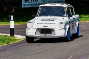 68 - Glyn Davies driving a Ford Anglia