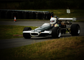 148 - Andy Tippett finished in 56.30s at 82mph driving a Brabham BT30X 1