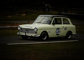 153 - Dave Newell finished in 79.95s at 53mph driving a Austin A40 Farina MK2